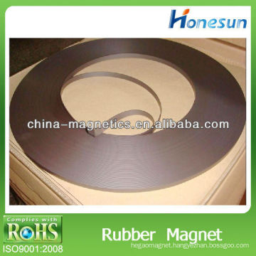 soft rubber magnets roll with multi polar foe sale